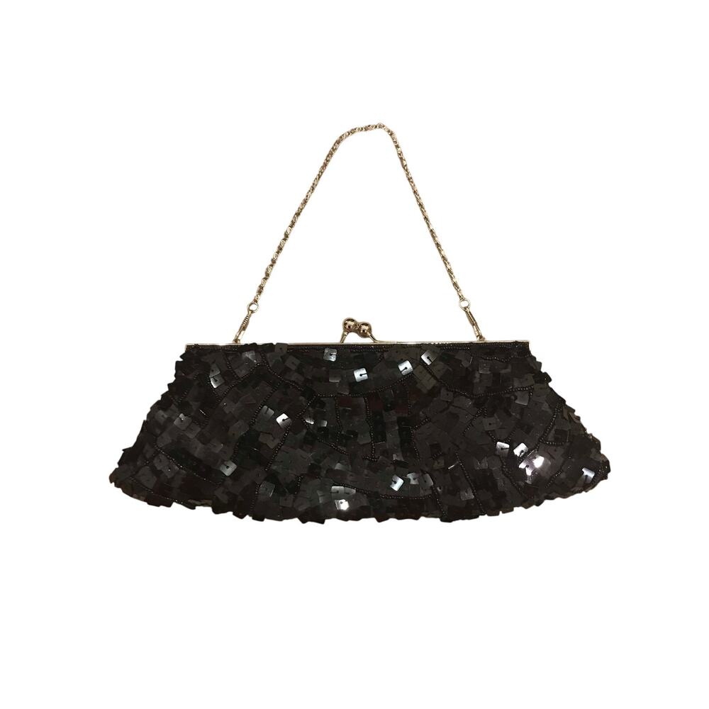 Fashionexpress sequin beaded clutch formal purse like new